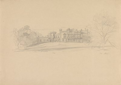 Knowsley Hall da Edward Lear